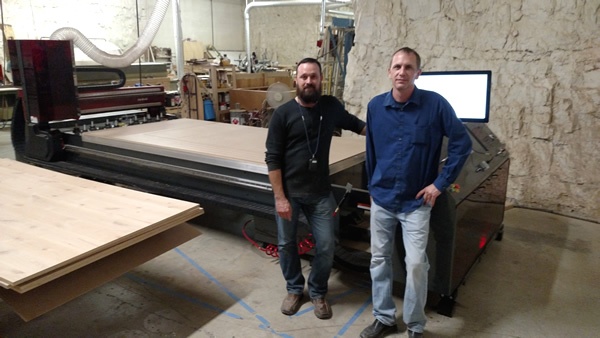 Donovan Mumma of Byrne Custom Woodworking and their new Thermwood Cut Center