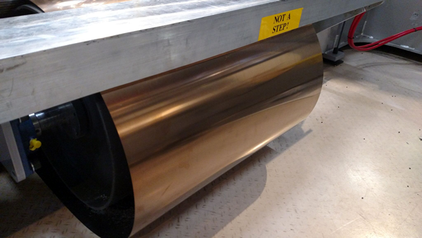 Thermwood LSAM VLP Teflon coated stainless steel belt
